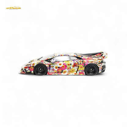 Flame Lamborghini Huracan GT LP610 Sun Flower Luminous 1:64