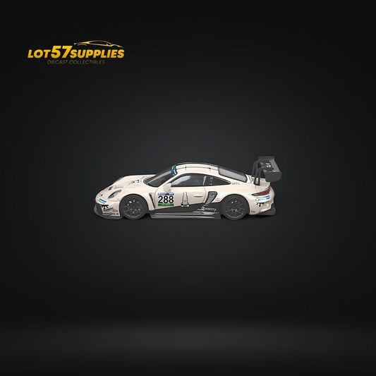 (Pre-Order) SR STAR RACE Porsche 911 GT3 Racing Milky White No.288 Racing 1:64