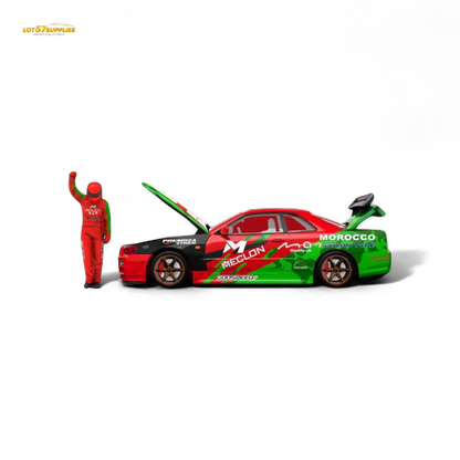 TimeMicro & MECLON GT-R R34 MECLON Container Set 1:64