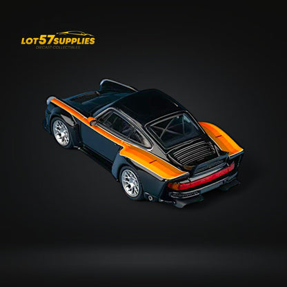 (Pre-Order) Findclassically Singer DLS Turbo Low Tail Black Pearl Road Version 1:64