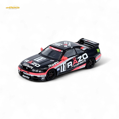Inno64 NISSAN SKYLINE GT-R R33 #11 "RAZO TRAMPIO" N1 Super Endurance Series - SENDAN HIGHLAND 1995 Winner 1:64