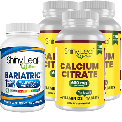 Bariatric Multivitamin with Iron and Calcium Citrate 600mg (Unflavored)