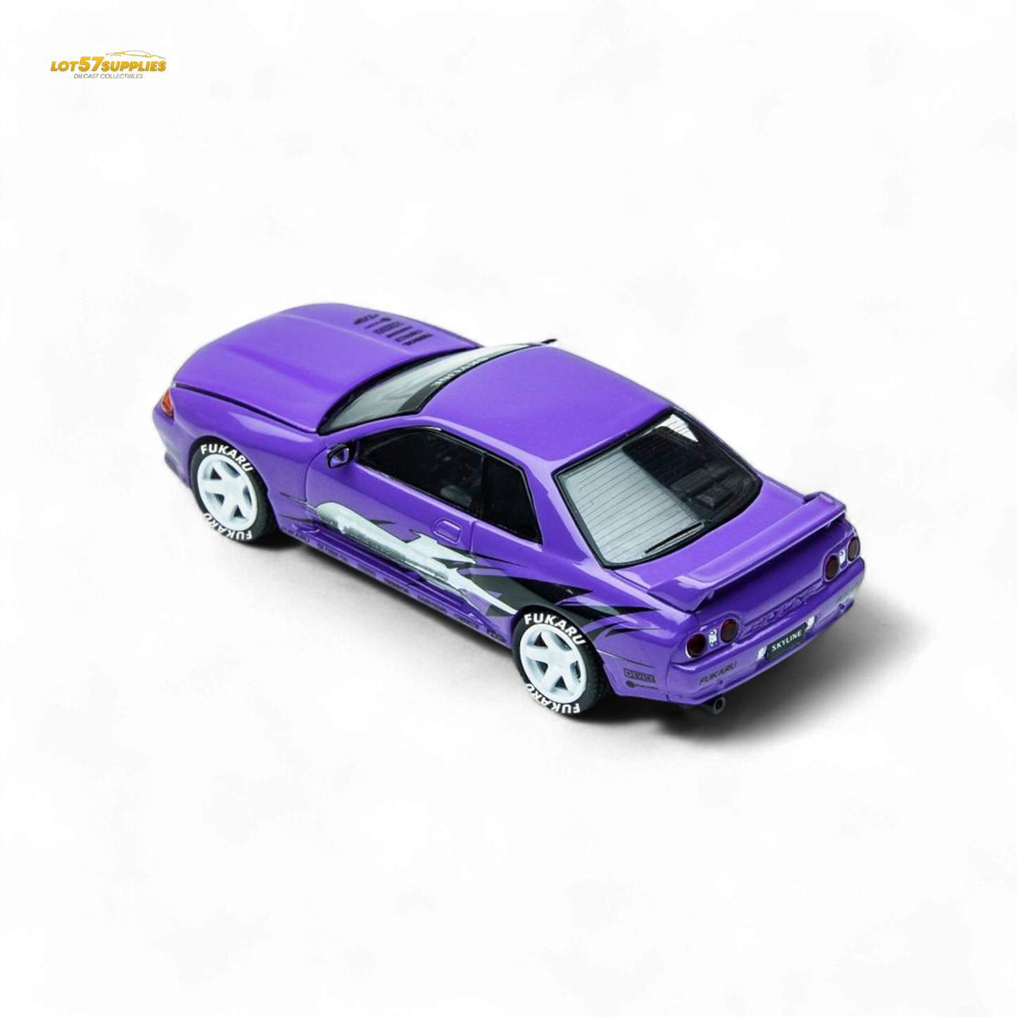 (Pre-Order) TimeMicro Skyline GT-R R32 Los Santos Drift - Purple 1/64