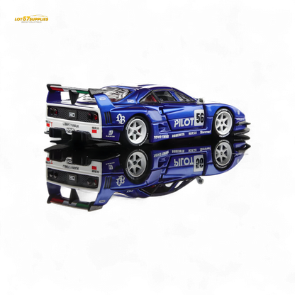 (Pre-Order) Demon King Auto F40 LB-Works Wide-Body Gull Wing Gate Modified - PILOT Livery 1:64