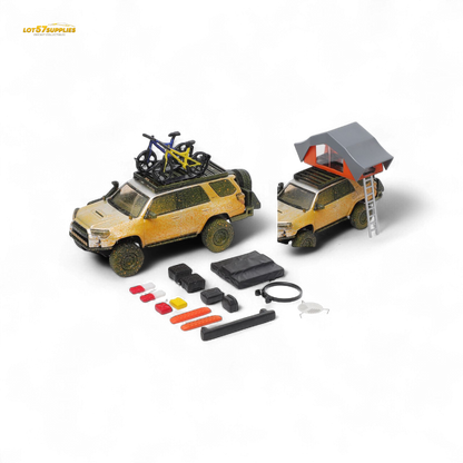 GCD Toyota Speed Master Silver Muddy 4 RUNNER – Silver Muddy 1:64