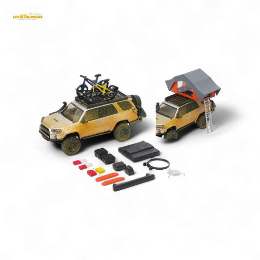 GCD Toyota Speed Master Silver Muddy 4 RUNNER – Silver Muddy 1:64