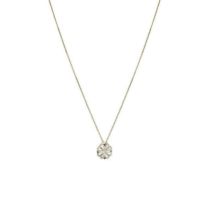 Retro Magnetic Heart-Shaped Four-Leaf Clover Pendant Necklace – Women’s Openable Choker Jewelry & Gift