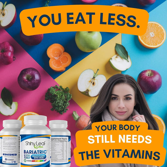 Bariatric Multivitamin with Iron and Calcium Citrate 600mg (Unflavored)