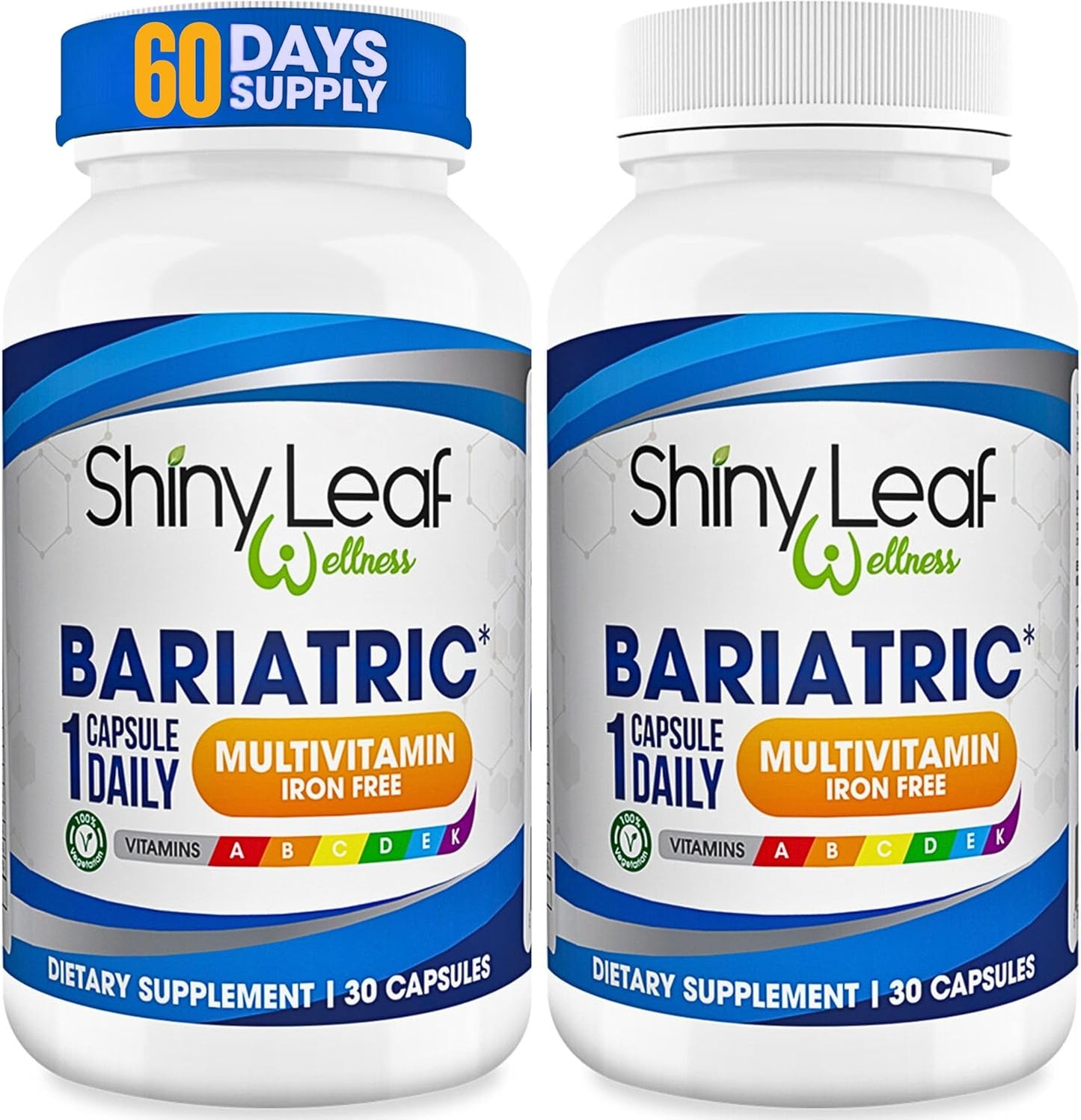Shiny Leaf Methylated Bariatric Multivitamin Without Iron