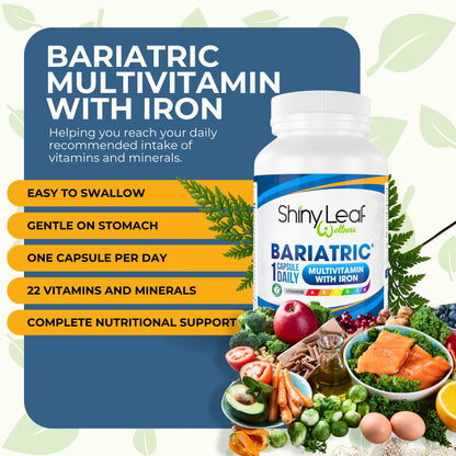 Bariatric Multivitamins with 45mg Iron 1 capsule a day