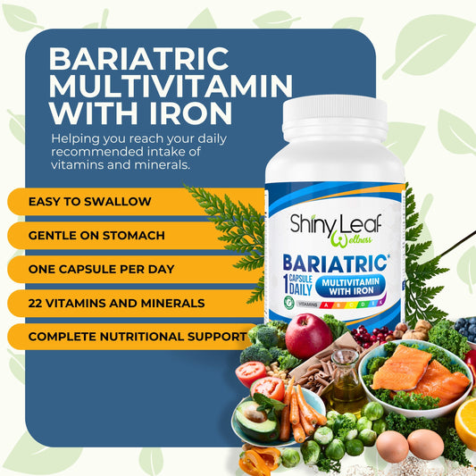 Bariatric Multivitamins with 45mg Iron 1 capsule a day