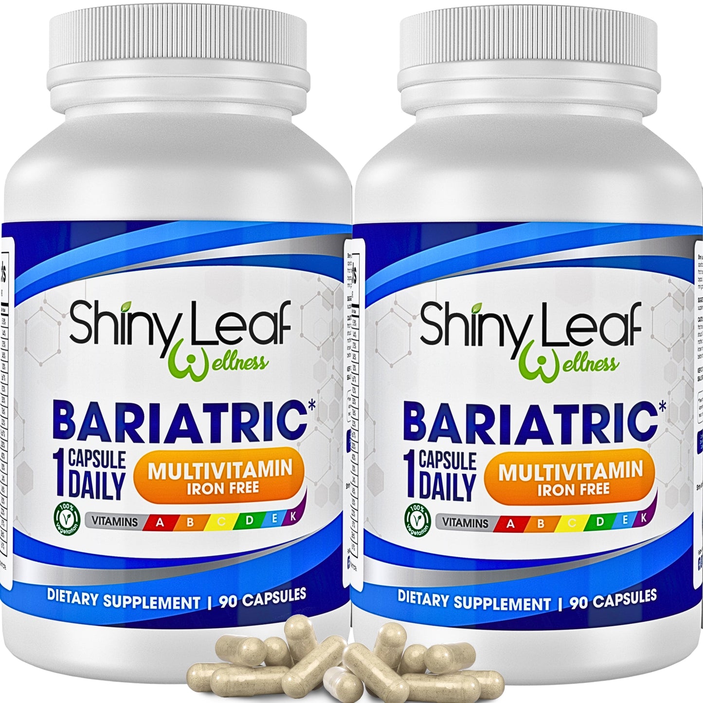 Shiny Leaf Methylated Bariatric Multivitamin Without Iron