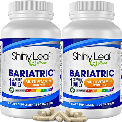 Shiny Leaf Methylated Bariatric Multivitamin Without Iron