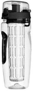 32Oz Fruit Infuser Water Bottle – BPA-Free Plastic Sport Juice Shaker & Infuser Drink Bottle