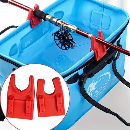 8-Piece Fishing Organizer Set Adjustable Rod Holders