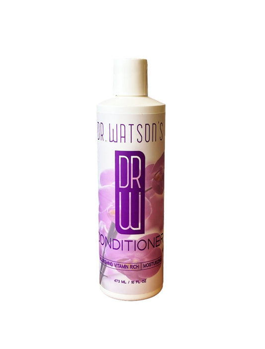 Dr. Watson's Hair Care | Vitamin Rich Conditioner | Sweet Pea | 16 Oz.