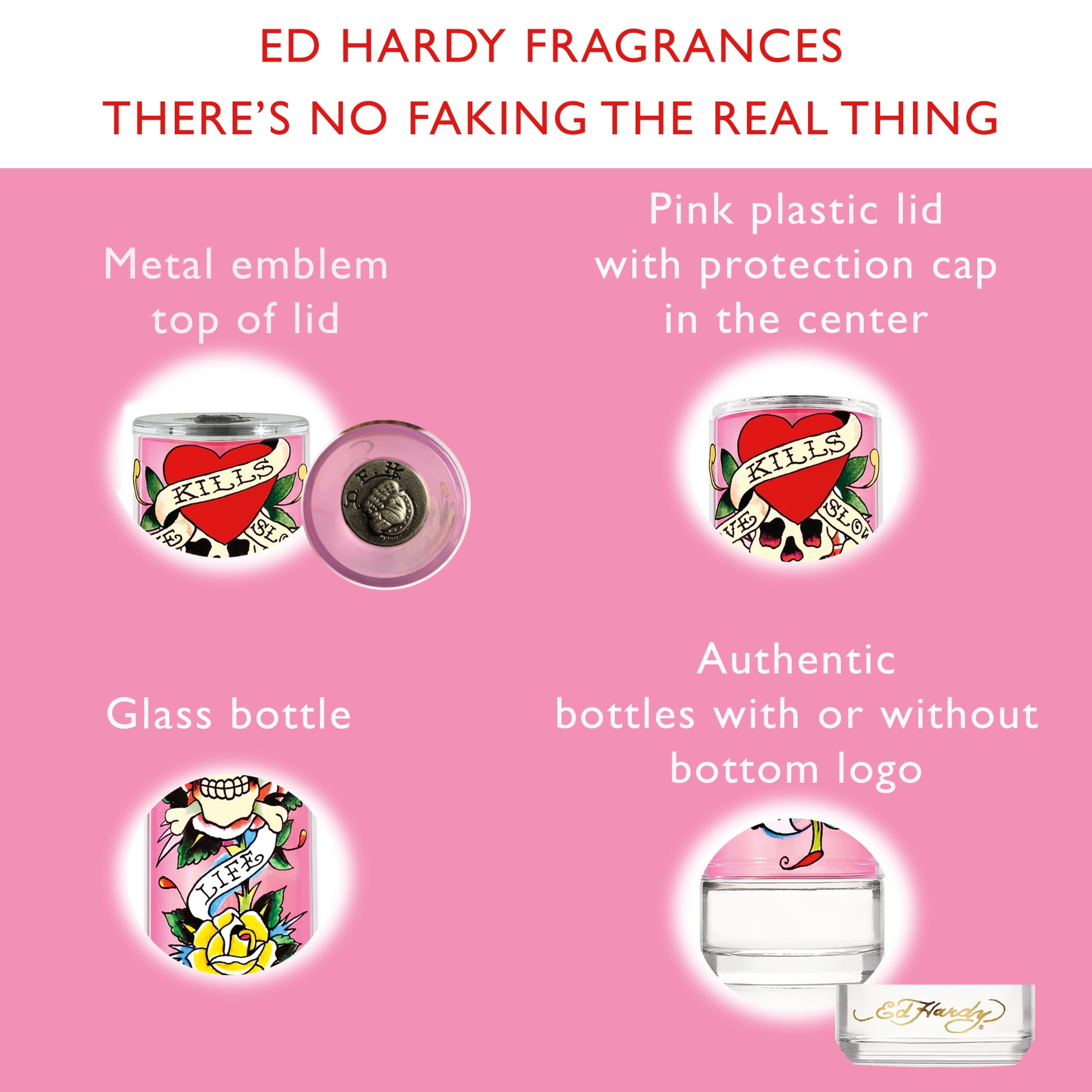 Ed Hardy Fine Fragrance Body Mist for Women 8.0 fl oz Long-Lasting Spray Perfume