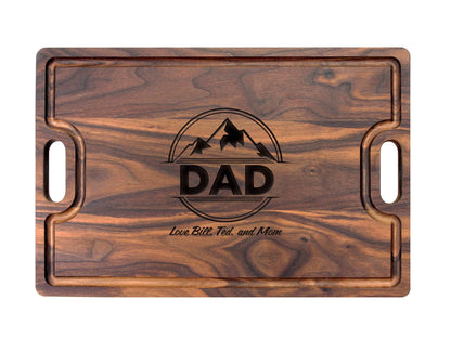 Gift For Dad Cutting Board, Personalized Gifts For Dad, Custom Grilling Gift For Dad, BBQ Gift For Dad - USA Made