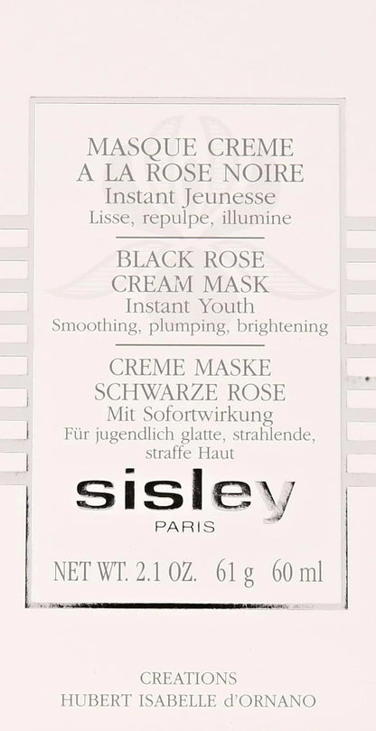 Sisley Paris Black Rose Cream Masque – Luxurious Anti-Aging Face Mask | 2 Fl. Oz (Pack of 2)