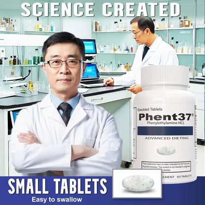 Phent37 – Powerful Diet Pills & Fat Burner for Weight Loss | 1 Bottle (60 Tablets)