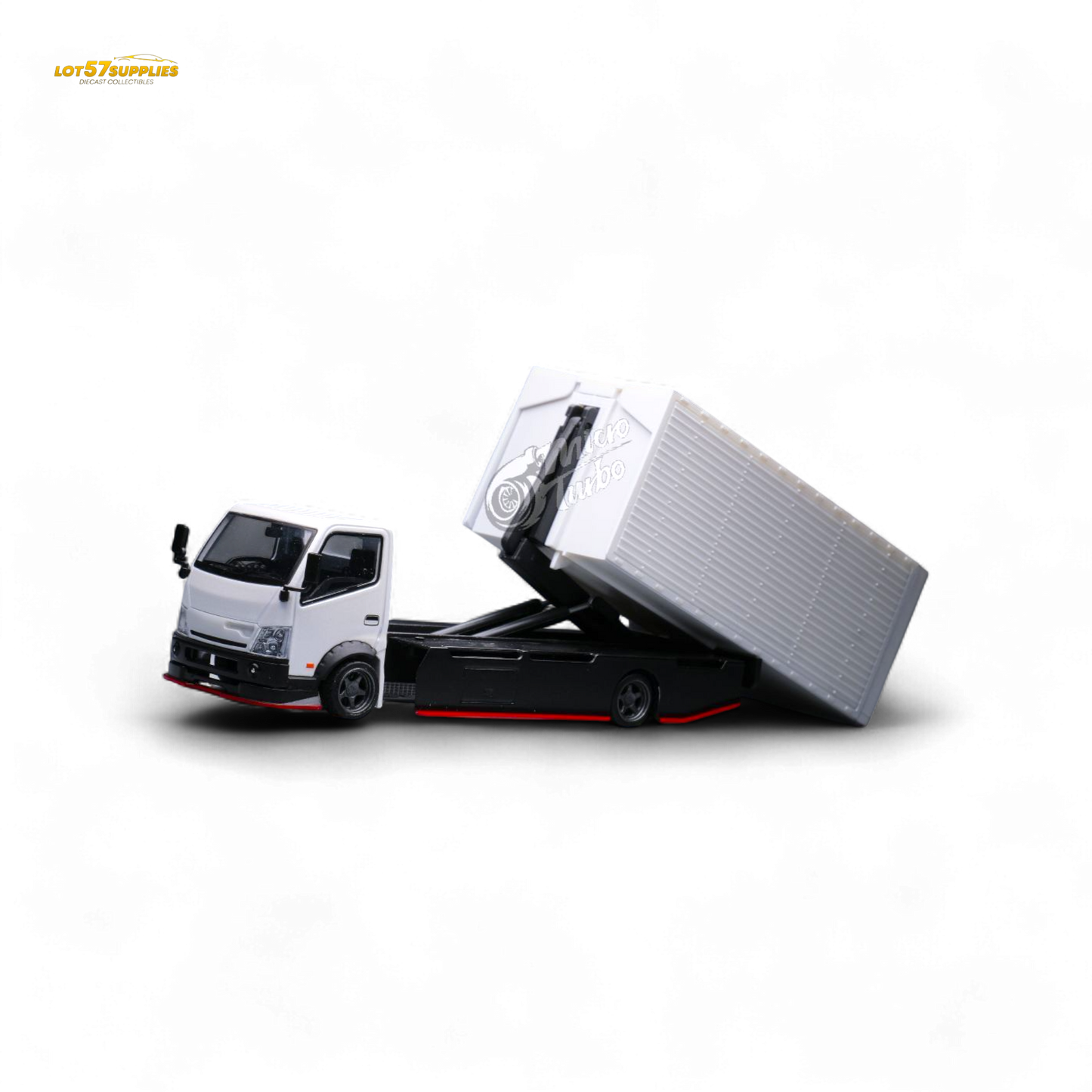 MicroTurbo HINO 300 Custom Wing Truck Limited to 1,000 Pcs & Stickers Included 1:64