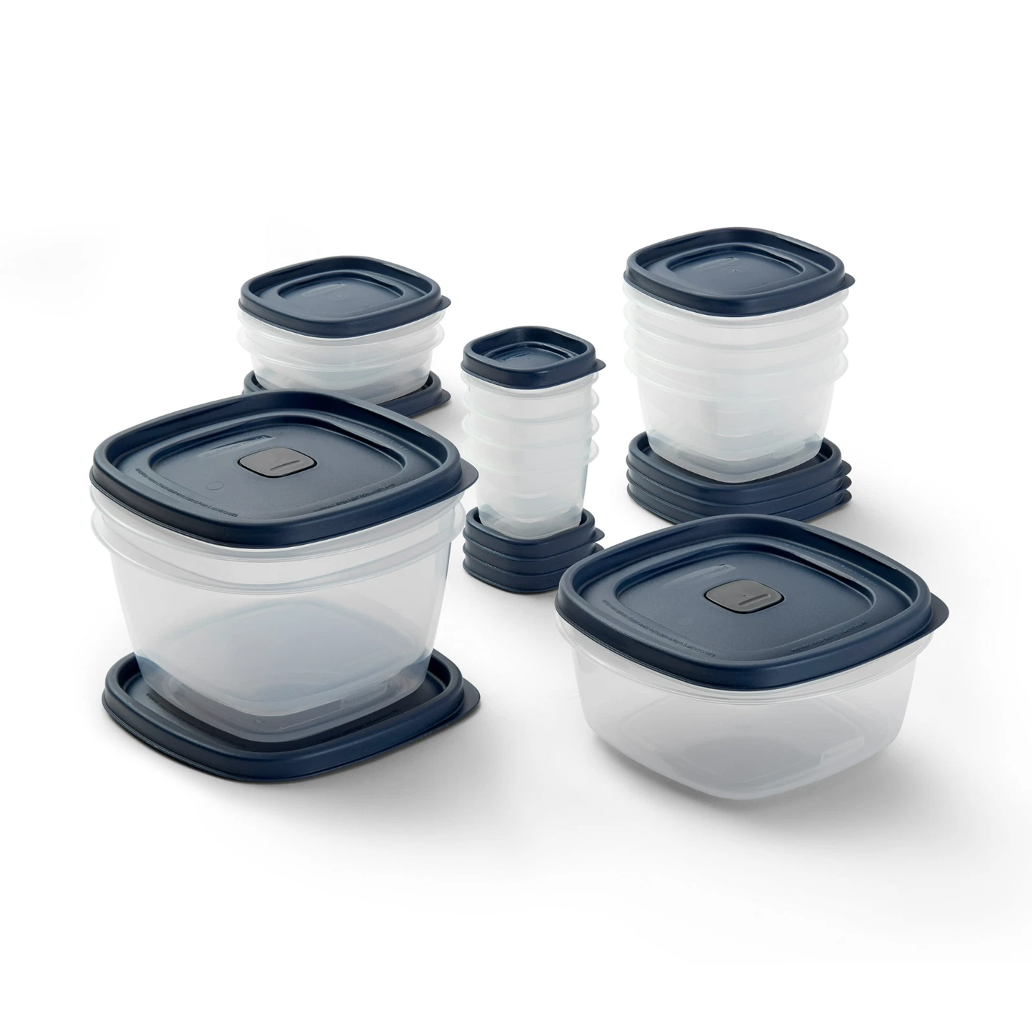 Rubbermaid Easy Find Lids Food Storage Containers with Vented Lids, 26 Piece Set