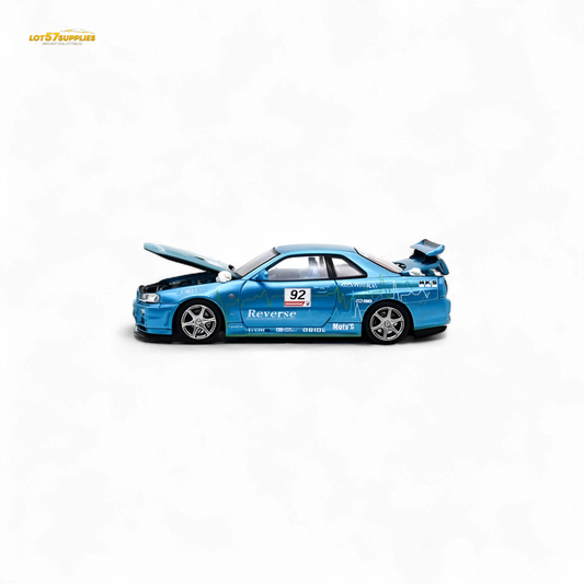 Cool Art Skyline R34 Blue #92 Ordinary 1:64