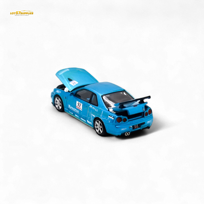 Cool Art Skyline R34 Blue #92 Ordinary 1:64